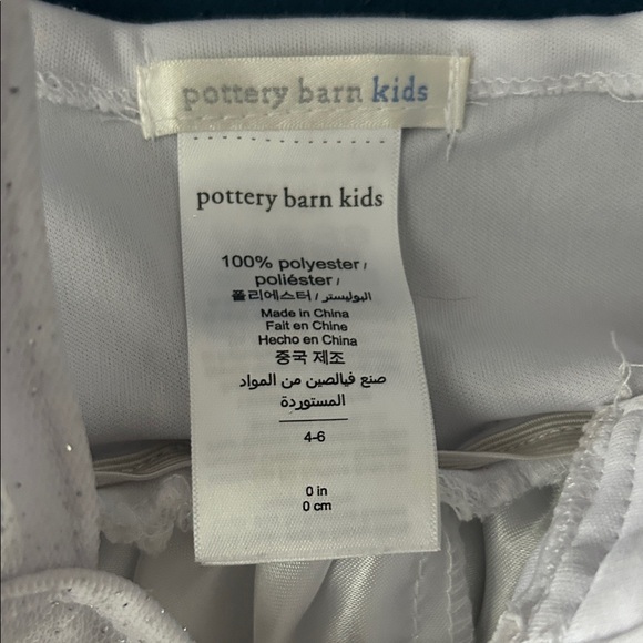 Pottery Barn Kids Ghost Costume Dress - White and Black - Picture 9 of 13